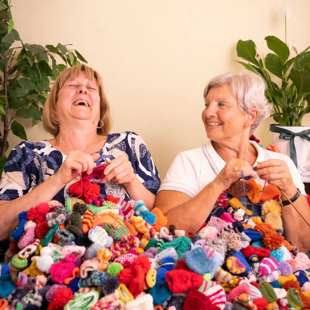 grandmothers knitting
