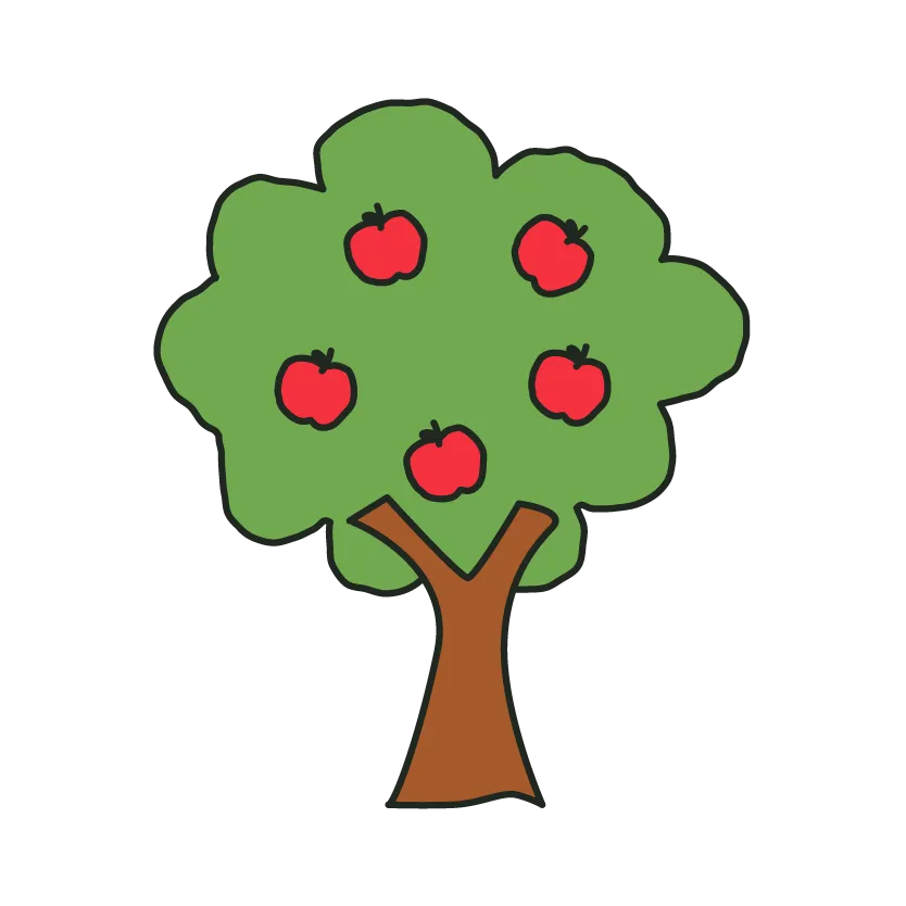 simple apple tree